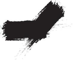Modern black brush and splash frame vector
