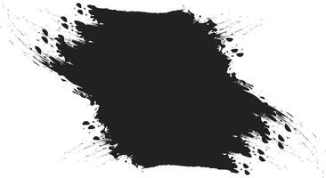 Art brush and splash box vector