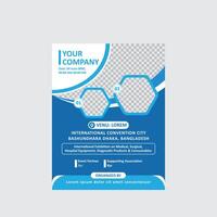 Modern medical flyer design vector