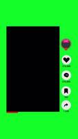 Social Media Action Frame With Green Screen. Vertical Animation video