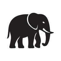 Elephant Silhouette icon vector