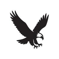Eagle silhouette, Flying eagle vector
