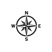 Compass Rose Icon vector