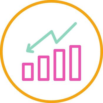 Decrease Icon Travel Load Symbol vector