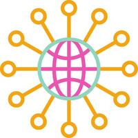 Network Connection Design vector