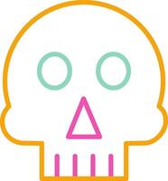 Skull Icon Human Skeleton Symbol vector