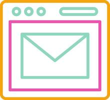 Email Icon Electronic Mail Message Correspondence vector