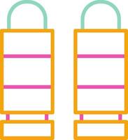 Ammo Icon Design Symbol Line Multicolors vector
