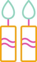 Candle Icon Candle Light Wax vector