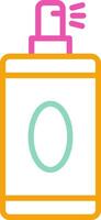 Spray Icon Minimalist Symbol Line Multicolor vector