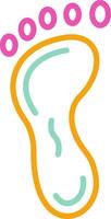 Foot Icon Human Foot Symbol vector