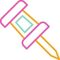 Push Pin Icon Push Pin Marker vector