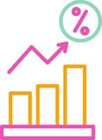 Increasing Icon Increasing Growth Rising vector