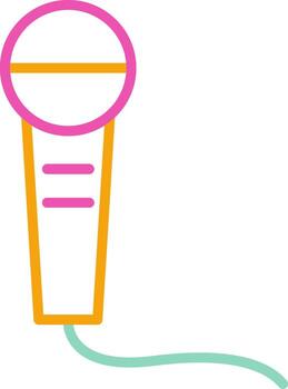 Microphone Audio Input Device Design vector