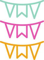 Garlands Decorative Graphic vector