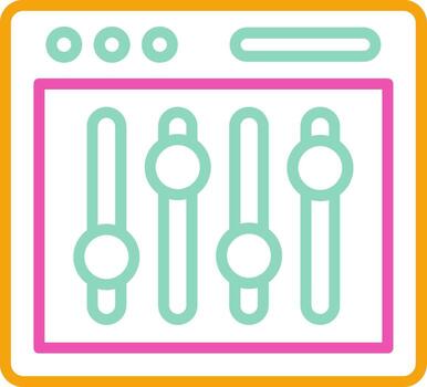 Settings Icon Gear Preferences Configuration vector