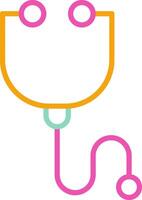 Stethoscope Tool Icon Medical Instrument Symbol vector