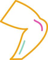 Knee Patella Joint Symbol vector