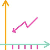 Decrease Icon Level Drop Symbol vector