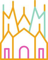 Holy Family Icon Religious Design Symbol vector