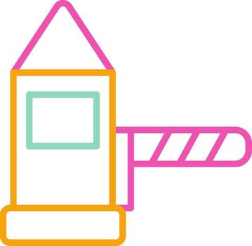 Check Point Icon Checkpoint Barrier Control vector