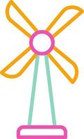 Wind Turbine Icon Windmill Wind Power Turbine vector