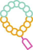 Tasbih Icon Tasbih Prayer Beads vector
