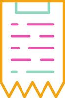 Bill Financial Statement Graphic vector
