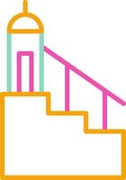 Minbar Icon Minimalist Symbol vector
