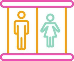 Lavatory Bathroom Design vector