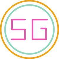 5g High Speed Network Graphic vector