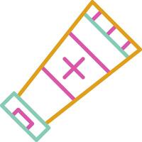 Cream Icon Minimalist Symbol Line Multicolor vector