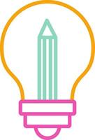 Light Bulb Idea Concept Graphic vector