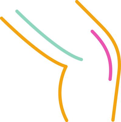 Knee Icon Joint Health Symbol