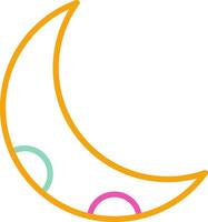 Crescent Moon Icon Crescent Moon Islam vector
