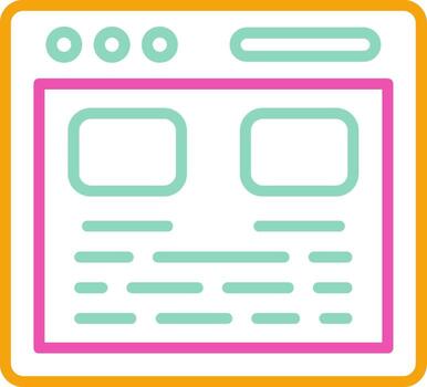 Web Icon Internet Online Website vector