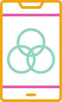 Color Scheme Icon Color Palette Scheme vector