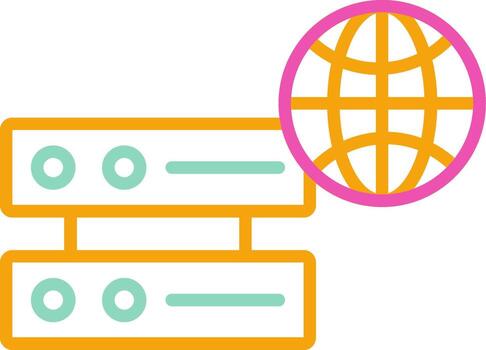 Web Hosting Web Hosting Server vector