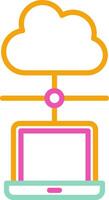 Cloud Network Cloud Network Storage vector