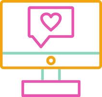 Love Message Romantic Note Graphic vector