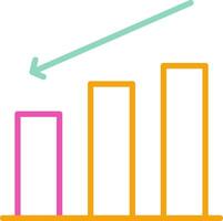 Decrease Lower Value Symbol vector