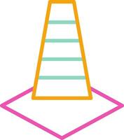 Cone Training Tool Graphic vector