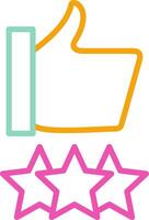 Rating Star Rating Symbol vector