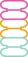 Spine Icon Spinal Cord Symbol vector