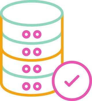 Database Icon Database Data Server vector