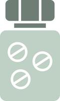 Pill Jar Medication Storage vector