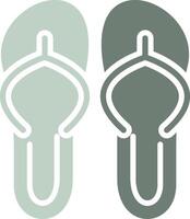 Flip Flops Beach Footwear vector
