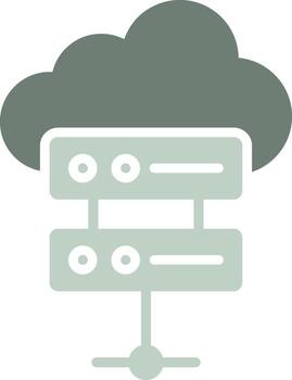 Cloud Database Data Storage Image vector