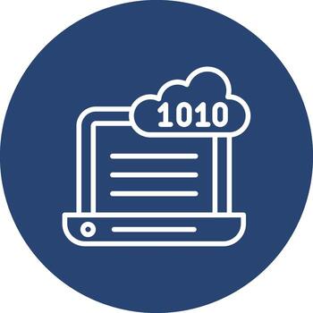 binario código pastel tono ui formar vector