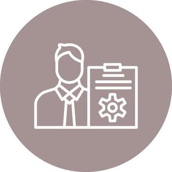 Project Manager Modern Digital Tech Object vector